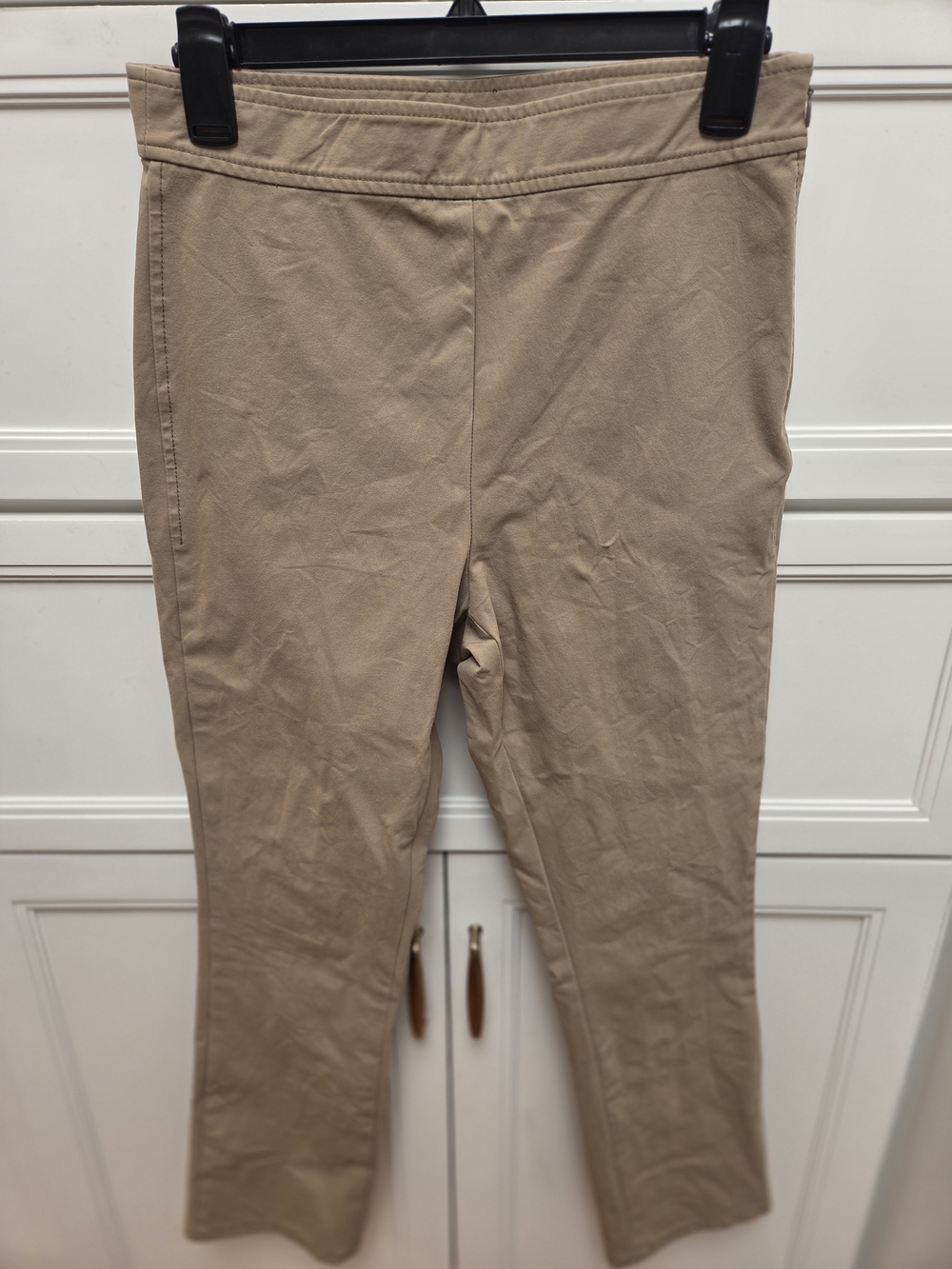 Theory Womens Bisma Approach Straight Leg Ankle Cropped Khaki Pants (6)